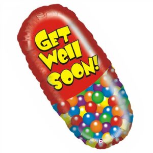 28" Μπαλόνι για περαστικά Χάπι "Get Well Soon"