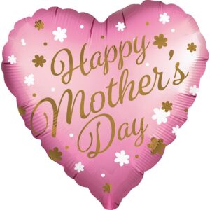 28" Μπαλόνι Καρδιά σατέν "Happy Mothers Day"