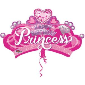 32" Μπαλόνι Στέμμα Happy Bday Princess