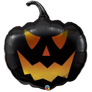 35" Μπαλόνι Halloween μαύρη κολοκύθα - Black Jack