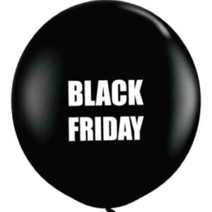 31'' Black Friday Τυπωμένο Latex Μπαλόνι