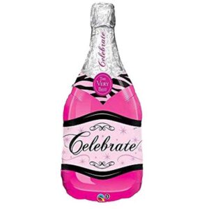 39" Μπαλόνι ροζ μπουκάλι "Celebrate"