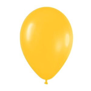 9" Κίτρινο λάτεξ μπαλόνι (100 τεμ)