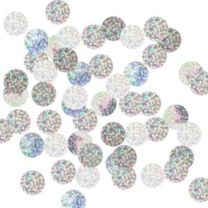 Ασημί Holographic Κομφετί 250g