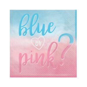 Χαρτοπετσέτες Gender Reveal (16 τεμ.)