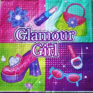Χαρτοπετσέτες πάρτυ Glamour girl (16 τεμ)