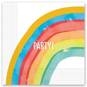 Χαρτοπετσέτες Rainbow Party (20 τεμ)