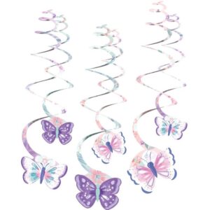 Διακοσμητικά Οροφής Swirls Πεταλούδες (6 τεμ)