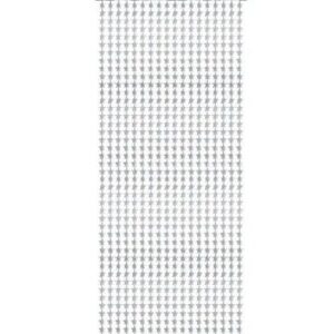 Διακοσμητική Κουρτίνα με ασημί Αστέρια (245x100cm)