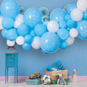 DIY Γαλάζια Γιρλάντα με Μπαλόνια