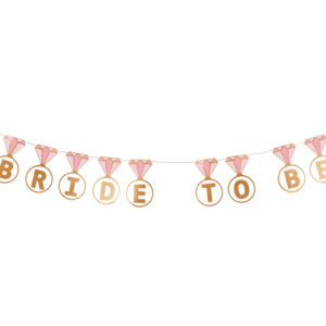 Γιρλάντα Bachelor "Bride to Be" με μονόπετρα 2.5 m