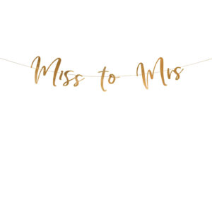 Γιρλάντα για Bachelorette "Miss to Mrs"