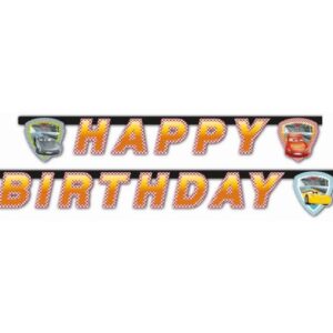 Γιρλάντα Happy Birthday Cars McQueen