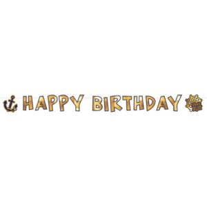 Γιρλάντα Happy Birthday Πειρατές