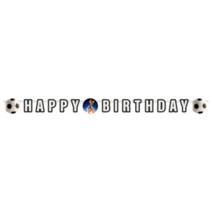 Γιρλάντα Happy Birthday Ποδόσφαιρο Kick it 180cm