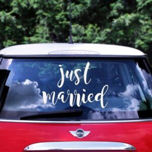 Just Married Αυτοκόλλητο