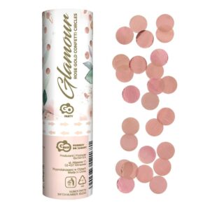 Κανονάκι με κομφετί Rosegold