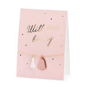 Κάρτα με Βραχιόλι Will you be my Maid of Honor