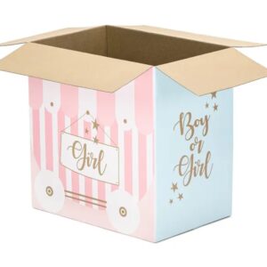 Κουτί για μπαλόνια Boy or Girl - Gender Reveal