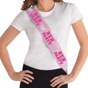 Κορδέλες "Hen Party" με γκλίτερ (8 τεμ)