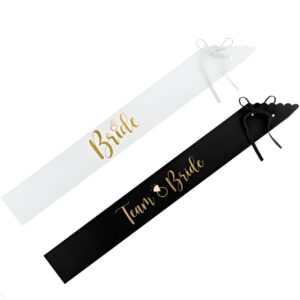 Κορδέλες για Bachelorette - Bride & Team Bride (6 τεμ)
