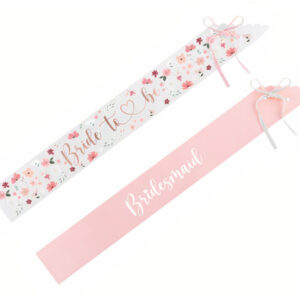 Κορδέλες μπάτσελορ Bride to be & Bridesmaid (6 τεμ)