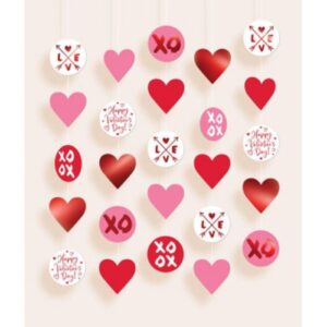 Κρεμαστές Γιρλάντες Happy Valentine's Day (5 τεμ)