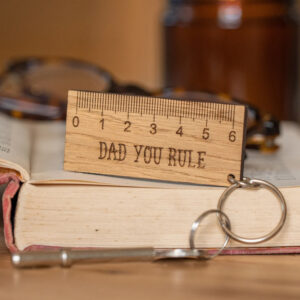 Ξύλινο Μπρελόκ - Dad you Rule