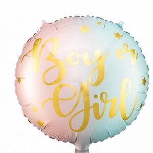 Μπαλόνι για Gender Reveal "Boy or Girl"