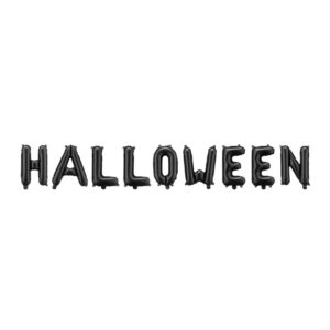 Μαύρα Μπαλόνια φράση Halloween