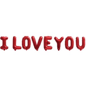 Μπαλόνια φράση ‘I LOVE YOU’ (8 τεμ)