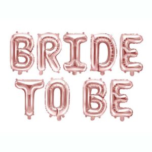 Μπαλόνια ροζ χρυσό "Bride to Be"