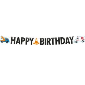 Μπάνερ On the Road "Happy Birthday" 1.80 cm