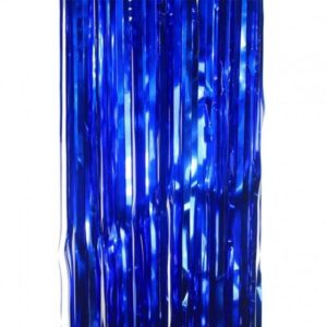 Μπλε foil Κουρτίνα Πάρτυ 200x100cm