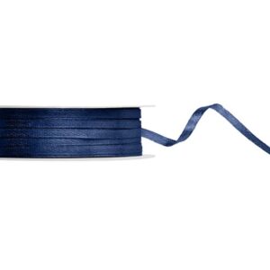 Navy Blue Σατέν Κορδέλα (50m)