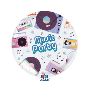 Πιάτα γλυκού - Music Party (6 τεμ)