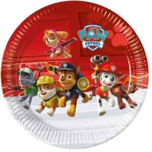 Πιάτα πάρτυ Paw Patrol - Ready for Action (8 τεμ)
