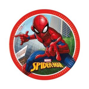 Πιάτα φαγητού - Spiderman Crime Fighter (8 τεμ)