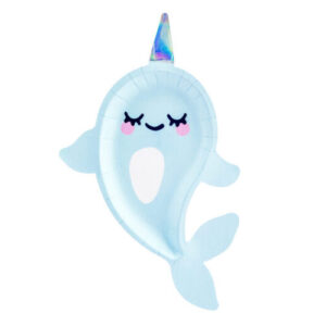 Πιάτα πάρτυ Θαλάσσιος Μονόκερος Narwhal (6 τεμ)