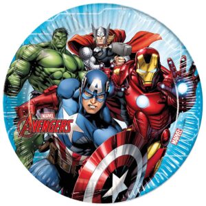 Πιάτα φαγητού Avengers Mighty (8 τεμ)