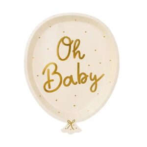 Πιάτα πάρτυ Μπαλονάκι - Oh Baby (6 τεμ)