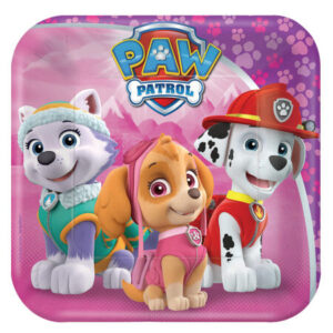Πιάτα φαγητού Paw Patrol κορίτσι (8 τεμ)