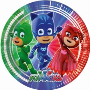 Πιάτα φαγητού Pj Masks (8 τεμ)