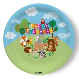 Πιάτα φαγητού Woodland (8 τεμ)
