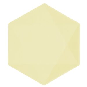 Πιάτα Vert Décor κίτρινο εξάγωνο (6 τεμ)