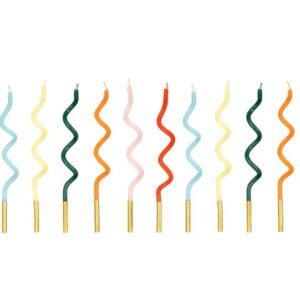 Πολύχρωμα Κεράκια Curl (12 τεμ)