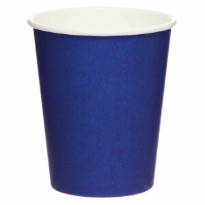 Ποτήρια χάρτινα μπλε Blueberry (8 τεμ)