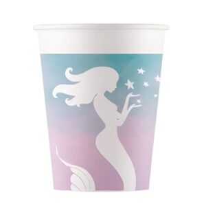 Ποτήρια πάρτυ Elegant Mermaid (8 τεμ)