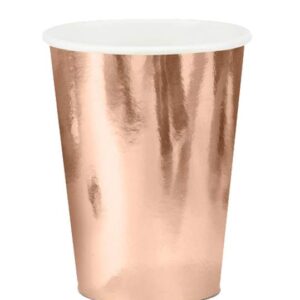 Ποτήρια πάρτυ Rosegold (6 τεμ)