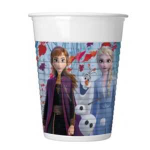 Ποτήρια πλαστικά Frozen (8 τεμ)